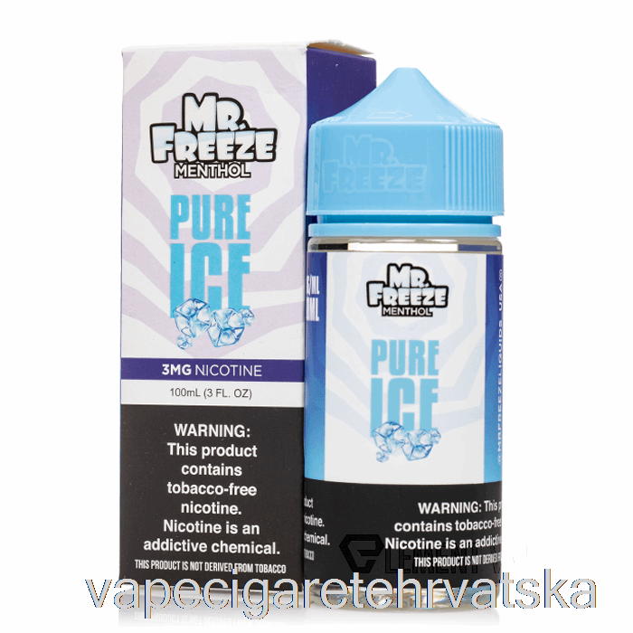 Vape Hrvatska Pure Ice - Mr Freeze - 100ml 3mg